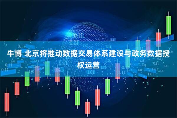 牛博 北京将推动数据交易体系建设与政务数据授权运营