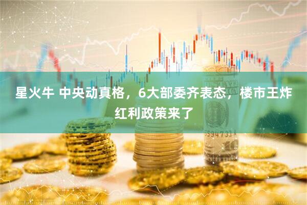 星火牛 中央动真格，6大部委齐表态，楼市王炸红利政策来了